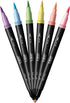 BIC Intensity 12-Pack Dual-Tip Coloring Felt Pens with 0.7mm Fine Tip and Flexible Brush in Pastel Tones...