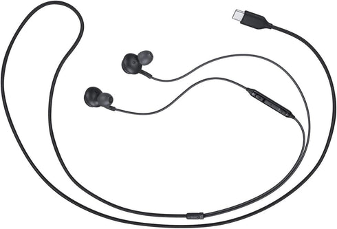 Stereo Earphones Compatible for Samsung Galaxy Note 10, Note 10+, S10, S9 Plus, Braided Cable with Mic and Volume Remote - Type-C Connector...