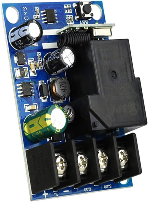 DC 12V 24V 36V 48V Relay Receiver 40A RF Wireless Remote Control Switch System with Long Range Transmitter 433.92Mhz......