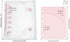 NatSumeBasics Pink A7 Binder 4 Divider Pockets Binder Inserts Set Clear Snap Binder with A7 Cash Envelops, 6 Rings Budget Binder Pockets Kit for P...