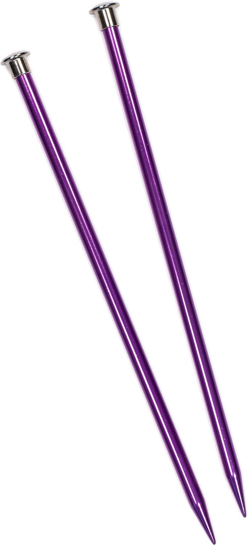 Boye Simplicity Creative Group, Inc 10-Inch, Size 11 Aluminum Single Point Knitting Needles, Violet......