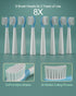 Sonic Rechargeable Kids Electric Toothbrush, 3 Modes with Memory, 35000 Strokes, IPX7 Waterproof,8 Soft Bristles Heads for Boys Girls Ages 3+ 4-7,...