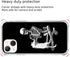 Black Skull White Cat Phone Case Compatible with iPhone 14, Skull Cool Skeleton and Cat Case for Girls Boys Women Men, Unique Trendy TPU Bumper Co...