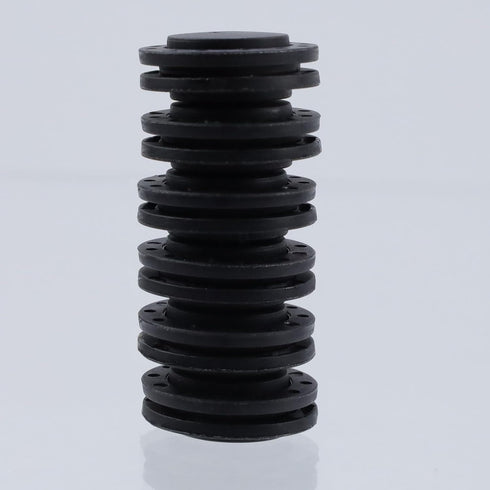 12PCS Magnetic Clothes Buttons Black Hidden Coat Button Nylon Windbreaker Buckle for Cloak Overcoat Sleepwear (26mm/1.02Inch)...