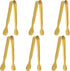 6 Pack Serving Tongs, Buffet Tongs Kitchen Tongs Stainless Steel Food Tong Sugar Tongs Small Serving Utensils for Tea Party Coffee Bar Catering Go...
