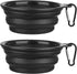 Dog Bowl Pet Collapsible Bowls, 2 Pack Collapsible Dog Water Bowls for Cats Dogs, Portable Pet Feeding Watering Dish for Walking Parking Traveling...
