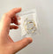 100 Pack PVC Clear Jewelry Anti Oxidation Zipper Bag Antitarnish Plastic Bags for Packaging Jewelry Rings Earrings Transparent Poly Pouch (Clear, ...