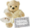 Get Well Soon Bear in Cream Robe with Blanket Soft Plush Bear Get Well Soon Gifts for Women, Men, Kids, Girls and Boys Feel Better Gifts...