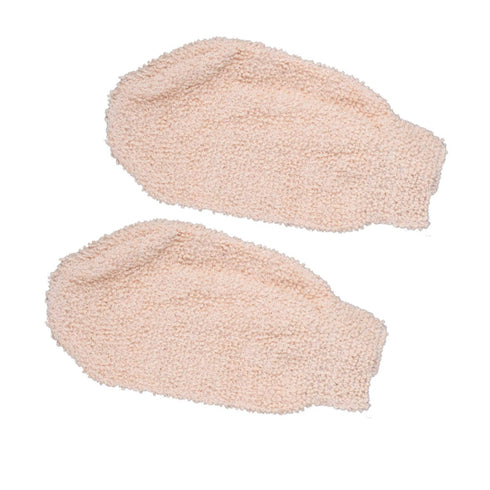 2pcs Bathing Gloves Bath Scrub Gloves Face Sponge Loofah Gloves Exfoliating Sponge Bathrobes for Girls Bath Massage Glove Mittens for Women Exfoli...