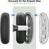 Airpods Max Cover, AIRSPO Silicone Case Cover for AirPods Max Headphones, Clear Soft TPU Airpod Max Ear Cover/Ear Pad Case Cover/Headband Cover fo...