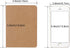 EUSOAR Blank Memo Scratch Pads, 24 Pack A6 3.9" x 5.5" 60 Pages Softcover Kraft Notebook, Mini Notebook Unlined, Travel Journal Notepad Set Bulk, ...