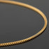 UMAOKANG 16.4 Feet Gold Plated Stainless Steel Jewelry Chains Bulk Chopin Chain for Jewelry Making Dainty Thin Chains Bulk...