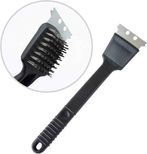Stainless Steel Bird Droppings Cleaning Brush with Scraper Birdcage Accessory Parrot Pet Cage...