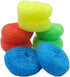 Durable Non-Scratch Nylon Scouring Pads | Round All-Surface Cleaning Pads | Multi-Use Kitchen Scrubbers | Safe for Non-Stick Cookware | 8-Pack Ran...