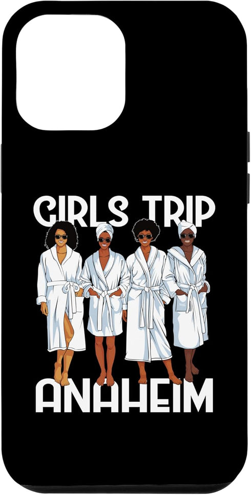 iPhone 14 Pro Max Girls Trip 2024 Anaheim For Black Melanin Women Spa Relax Case...