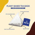 BLUE TEA - Turmeric Tea - Moringa - 15 Count - Pyramid Plant Based Tea Bag | CURCUMIN RICH - HERBAL BLEND | Caffeine Free - Gluten Free - Herbal T...