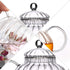 Glass Teapot with Infuser, Stovetop Safe Tea Kettle, Blooming and Loose Leaf Tea Maker...