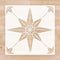 2pcs Reusable Tile Stencils 12 x 12 Inch Template for Painting Floor Cement Wall Furniture Wood DIY Home Décor Art Craft...