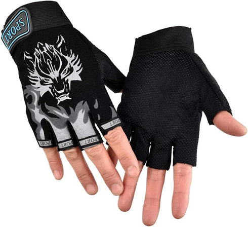 Luwint Kids Sport Gloves for Fishing Workout Cycling Training, 4-12 Yrs...
