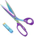 Fabric Scissors, Yelia Professional Tailor Scissors, Multifunctional Ultra-Sharp Titanium Coating Sewing Scissor, Stainless Steel Clothing Scissor...