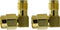 Right Angle Coax Connector – Adapter Male to Female – 90 Degree Coaxial Connector for FPV Antenna, Radio, and Coax Cable (2 Pack)...