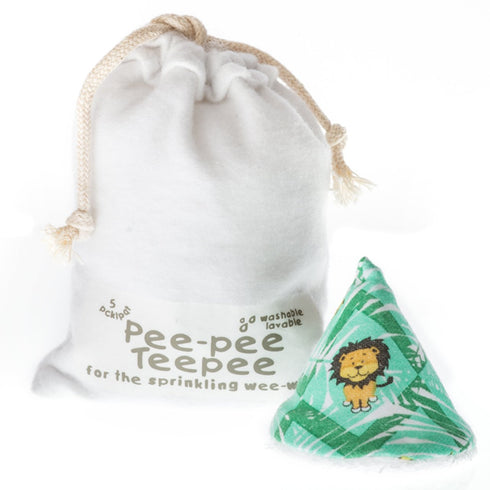 Pee pee Teepee Jungle Green Laundry Bag, white,green,multicolor...