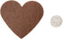Playfully Ever After 3 Inch Brown 22pc Stiff Felt Hearts...