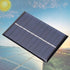 2Pcs Solar Panels Solar Battery Charger Solar Power Bank 0.6W 5V Waterproof Polysilicon 80x55mm Solar Panel Charging Power Board Charger for Multi...