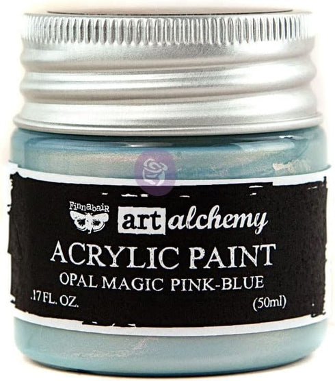 Prima Marketing Finnabair Art Alchemy Acrylic Paint 1.7 Fluid Ounces, Opal Magic Pink/Blue...