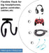 Magnetic Headset Holder up to 1 kg(2 lbs), Adjustable Headphone Holder Headphone Hanger Stand Headphone Hook for Computer/Gaming Headsets, Headpho...