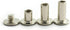 LQ Industrial 75 Sets Silver M5 Chicago Screw Assorted Kit Slotted Phillip Head Binding Screws Rivet Assembly Bolt Nail Rivet for Book Binding DIY...