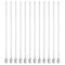PATIKIL 14Ga x 5.9 Inch Stainless Steel Dispensing Needle Tips, 12Pcs Metal Glue Needle Tube Blunt Tips Luer Lock for Thick Glue Ink Lab, Silver...