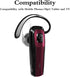 Bluetooth Earpiece, M26 Bluetooth Headset Handsfree Wireless Headphone with Noise Cancelling and Microphone Compatible for Android iPhone Cell Pho...