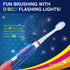 B07YVKSLHYBrush?Baby - KidzSonic Rocket Kids Electric Toothbrush for Ages?3+ with Disco LED Lights, Gentle Sonic Vibrations, 2-Minute Smart Timer ...