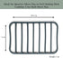 The Silicone Kitchen Silicone Roasting Rack Pan, Dishwasher Safe, BPA Free, Non-Toxic, 7 in by 10.75 in, Navy, 2 Pack...