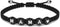 Personalized Name Bracelets for Family Sisters BFF Grandmother Mother Little Sister Bracelet with Letters and Numbers Black Rope Woven Adjustable ...