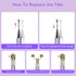 Stylus Pen for Touchscreen,2in1 High Precision Sensitivity Stylus, Suitable for iPhone/Ipad/Android Stylus for Ipad,Compatible with All Touch(Silv...