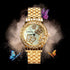 Weicam Women 3 Pc Simple Crystal Butterfly Watch Analog Quartz Wrist Watches Jewellery...