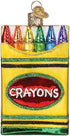 Old World Christmas Box of Crayons Blown Glass 2020 Unique Christmas Ornaments for Christmas Tree Decorations...
