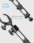 Phone Holder Car, Rear View Mirror Phone Holder - Aluminum Alloy Mount Multi-Angle Adjustment Rotatable and Retractable Compatible with All 4-7 In...