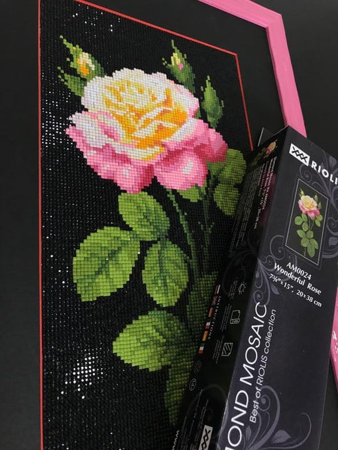 RIOLIS Diamond Mosiac KIT, Wonderful Rose...