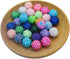 50Pcs Resin Rhinestone Beads, Loose Chunky Bubblegum Beads, Round Pave Disco Ball Beads, Gradient Shaped Spacer Beads for Jewelry Making DIY Craft...