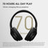 DOQAUS Bluetooth Headphones Over Ear Wireless Headphones, 70H Playtime and 3EQ Modes Wireless Headphones with Mic, HiFi Stereo Sound, Deep Bass, M...