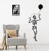 Stay Positive Skull Metal Sign Decor for Grunge, Goth, and Emo Room Styles 12" x 8" (045)...
