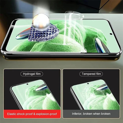 2Pcs Hydrogel Screen Protector for Samsung Galaxy S24, Upgraded Transparent Non-breakable TPU Screen Protector Film, HD Clear (Not Tempered Glass)...