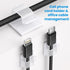 30 Pcs Small Clear Adhesive Cable Clips for Cord Management Under Desk Nightstand Phone PC Charger Plug Speaker Cord Holder Keeper Hook Wall Wire ...