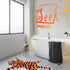 Tiger Printed Rug/Mat for Bathroom, Faux Tiger Non-Slip Door Mat Area Rug Absorbent Bathtub Rug for Small Home Decor Animal Printed Carpet Bathroo...