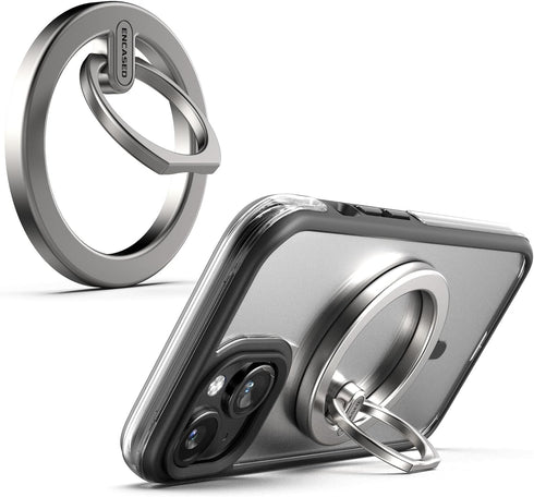 Encased Pack of 3 Compatible with MagSafe Accessories - Wireless Phone Charger, Slim Magnetic Phone Mount and Ring Grip Holder for iPhone...