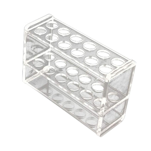 12 Sockets Clear Acrylic Test Tube Rack fit for 10ml, 25ml, 50ml, 100ml Test Tube (12 Hold 50ml)...