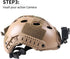 Aluminum NVG Helmet Mount Compatible with GoPro Hero 12 Black, Hero 11/10/9/8/7/(2018) Black, Insta360, AKASO, DJI Osmo Action 4/3 and Most Action...